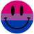 Bisexual Pride Smiley (50 x 50)